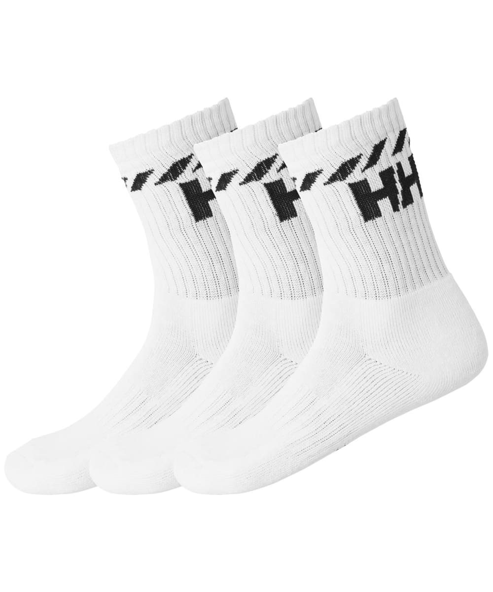 View Helly Hansen Cotton Sport Sock 3 Pack White 1012 information