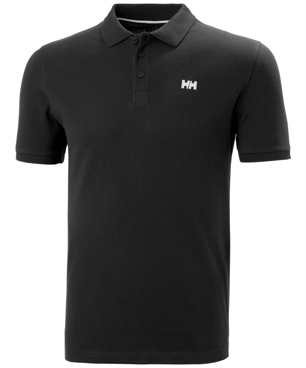 View Mens Helly Hansen Transat Short Sleeved Polo Shirt Black M information