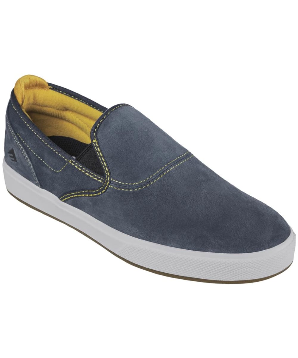 View Mens Emerica Wino G6 Slip Cup Slip On Skate Shoes Grey UK 12 information