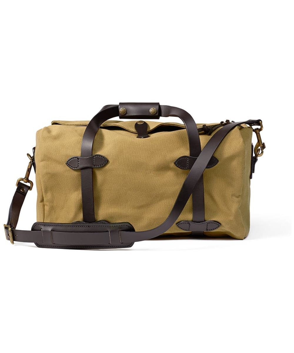 View Filson Small Rugged Twill Water Resistant Duffle Bag Tan One size information