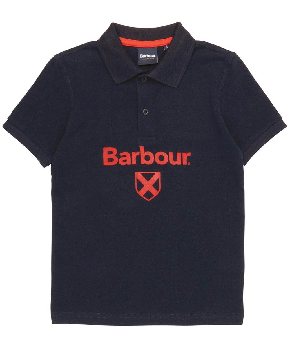 View Boys Barbour Floyd Polo Shirt 69yrs Navy 89yrs M information