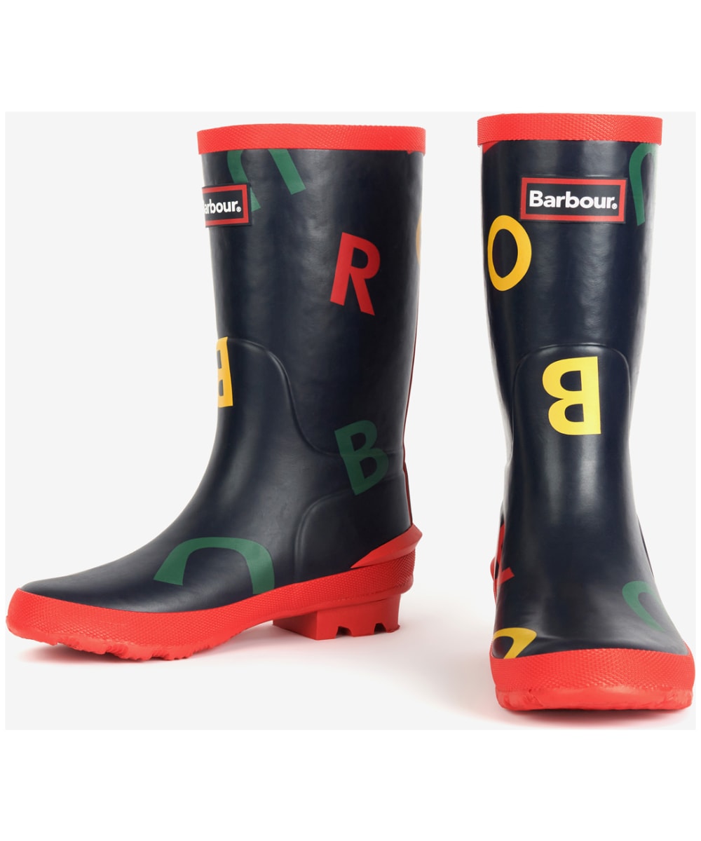 Kid s Barbour Shield Wellington Boots