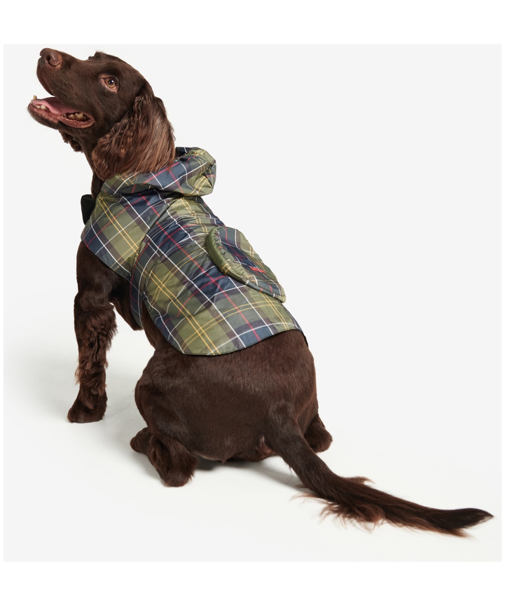 Barbour Packable Tartan Dog Coat