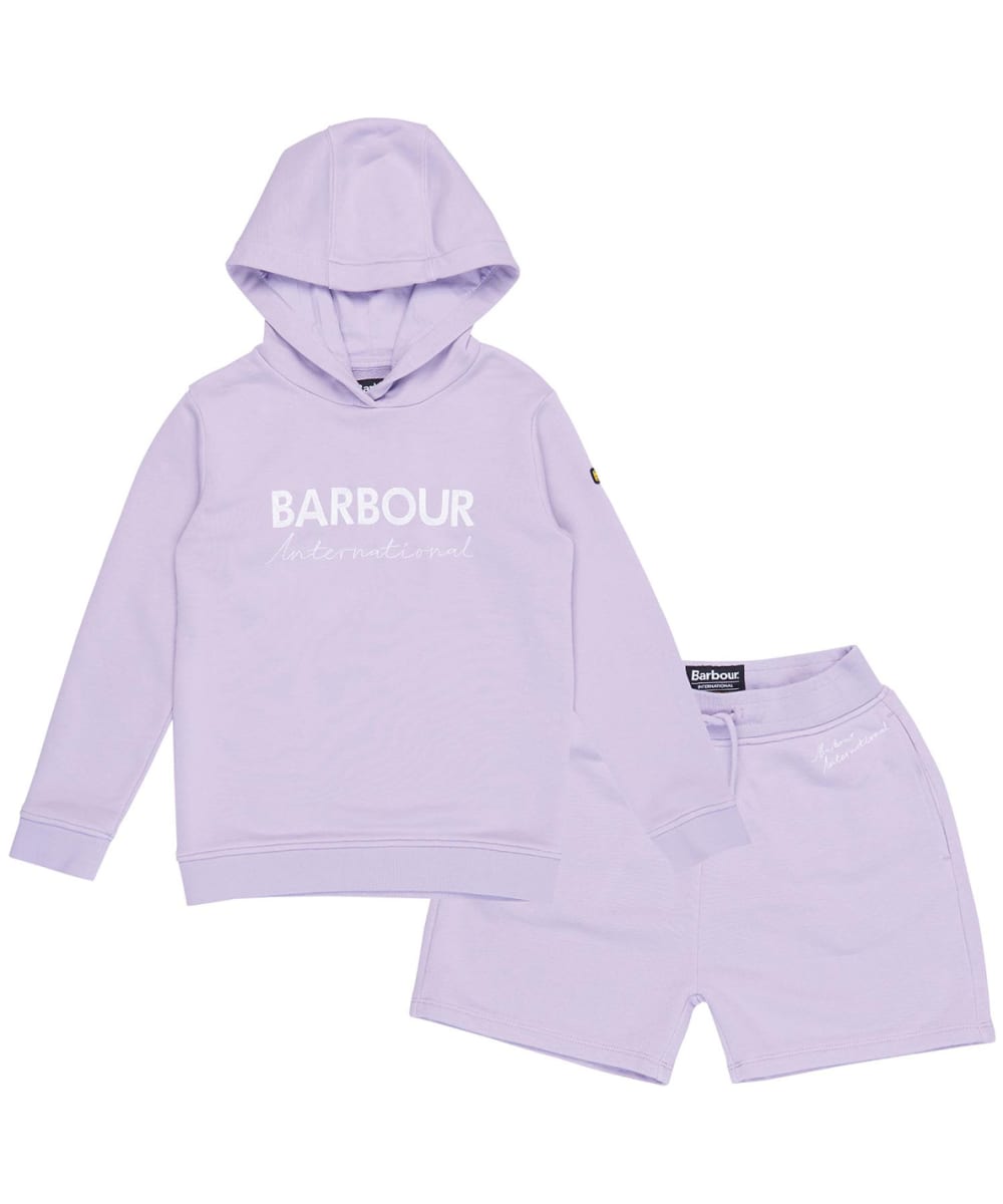 View Girls Barbour International Rossin Tracksuit 69yrs Wisteria 67yrs S information