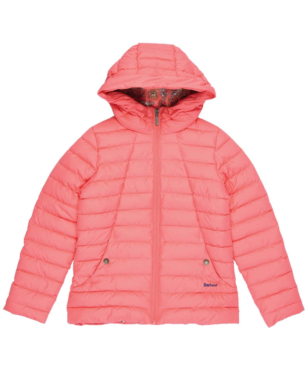 View Girls Barbour Coraline Quilt 69yrs Pink Punch Retro 89yrs M information
