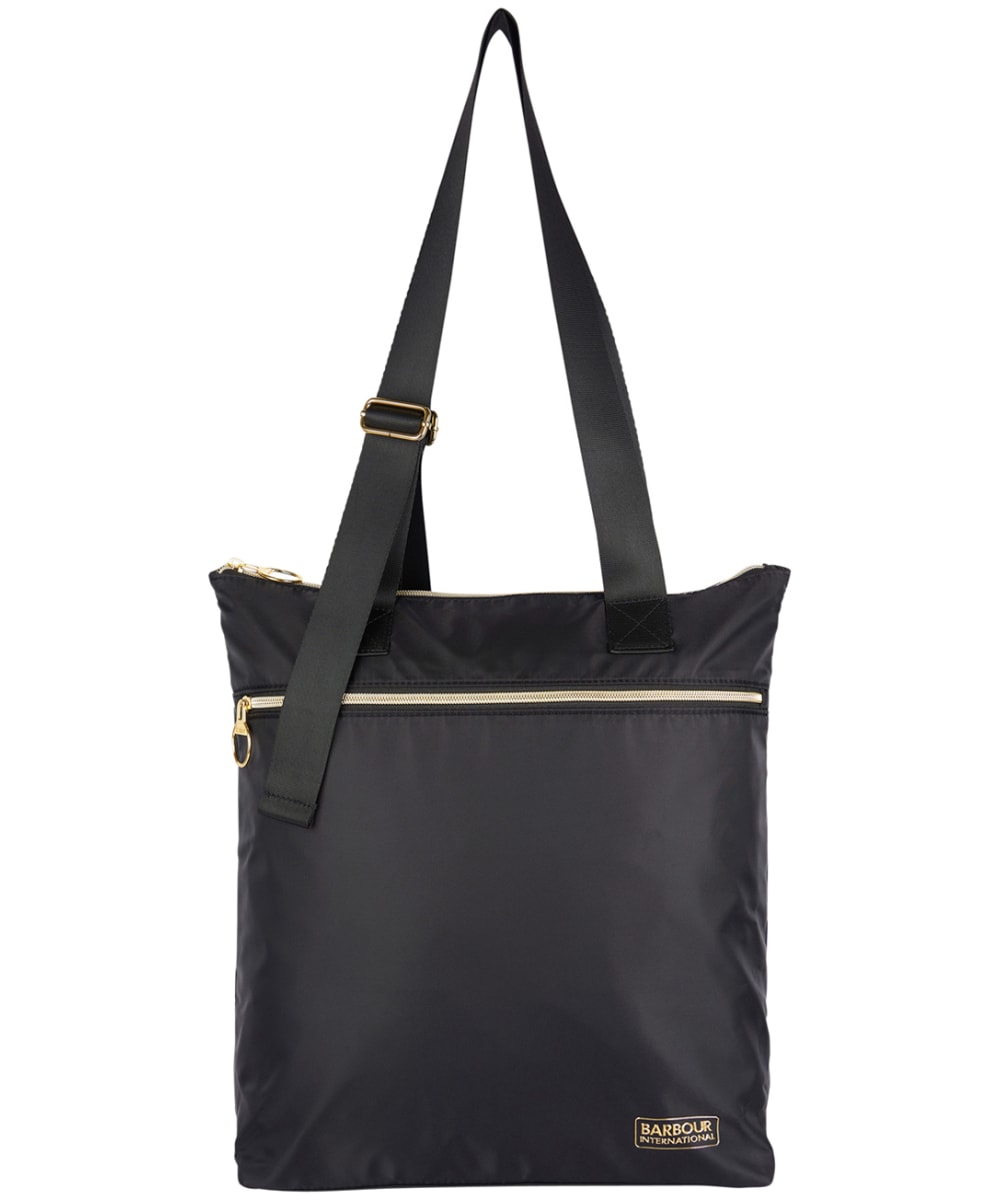 View Womens Barbour International Qualify Tote Black One size information