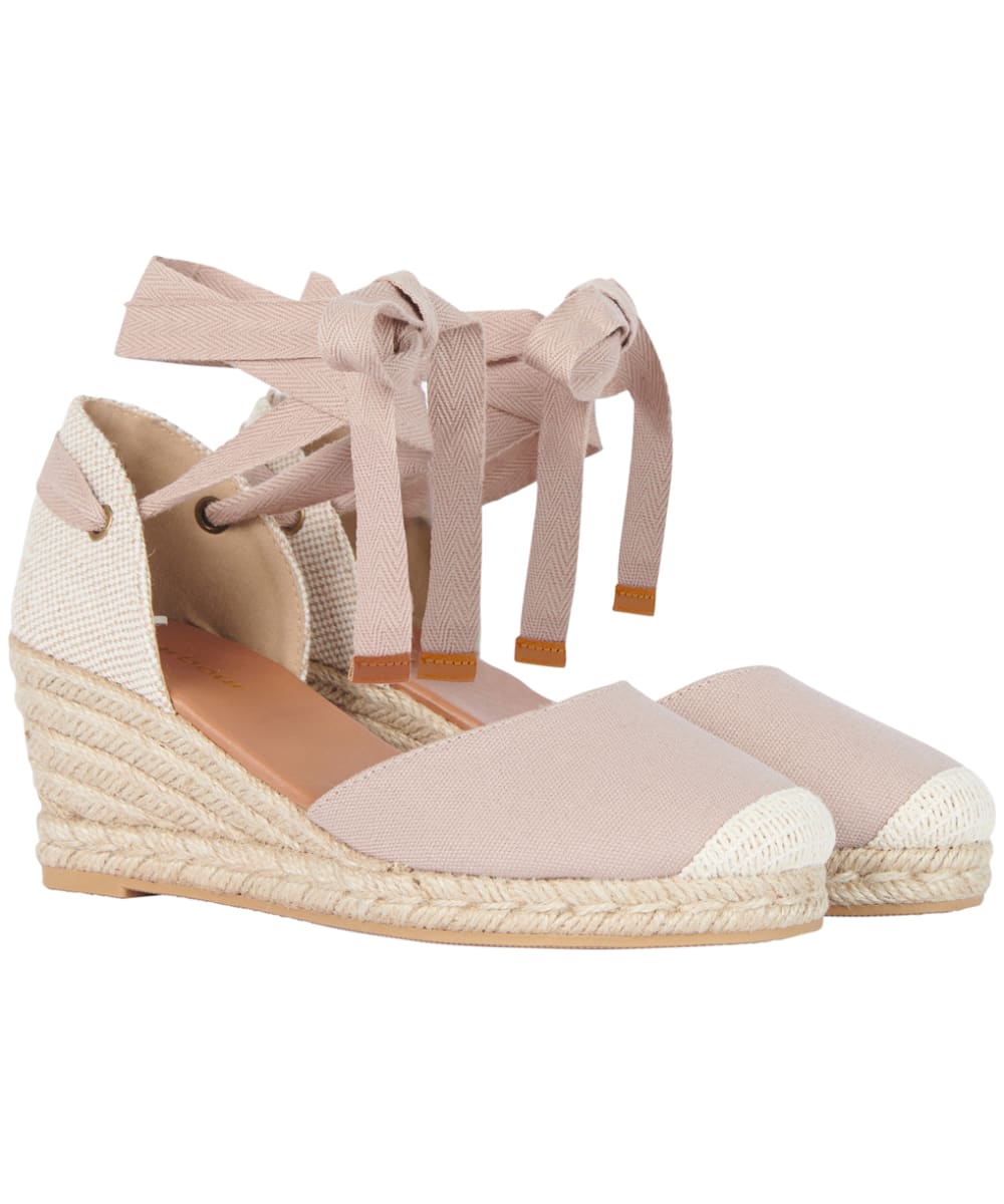 View Womens Barbour Candice Wedge Sandal Beige UK 4 information