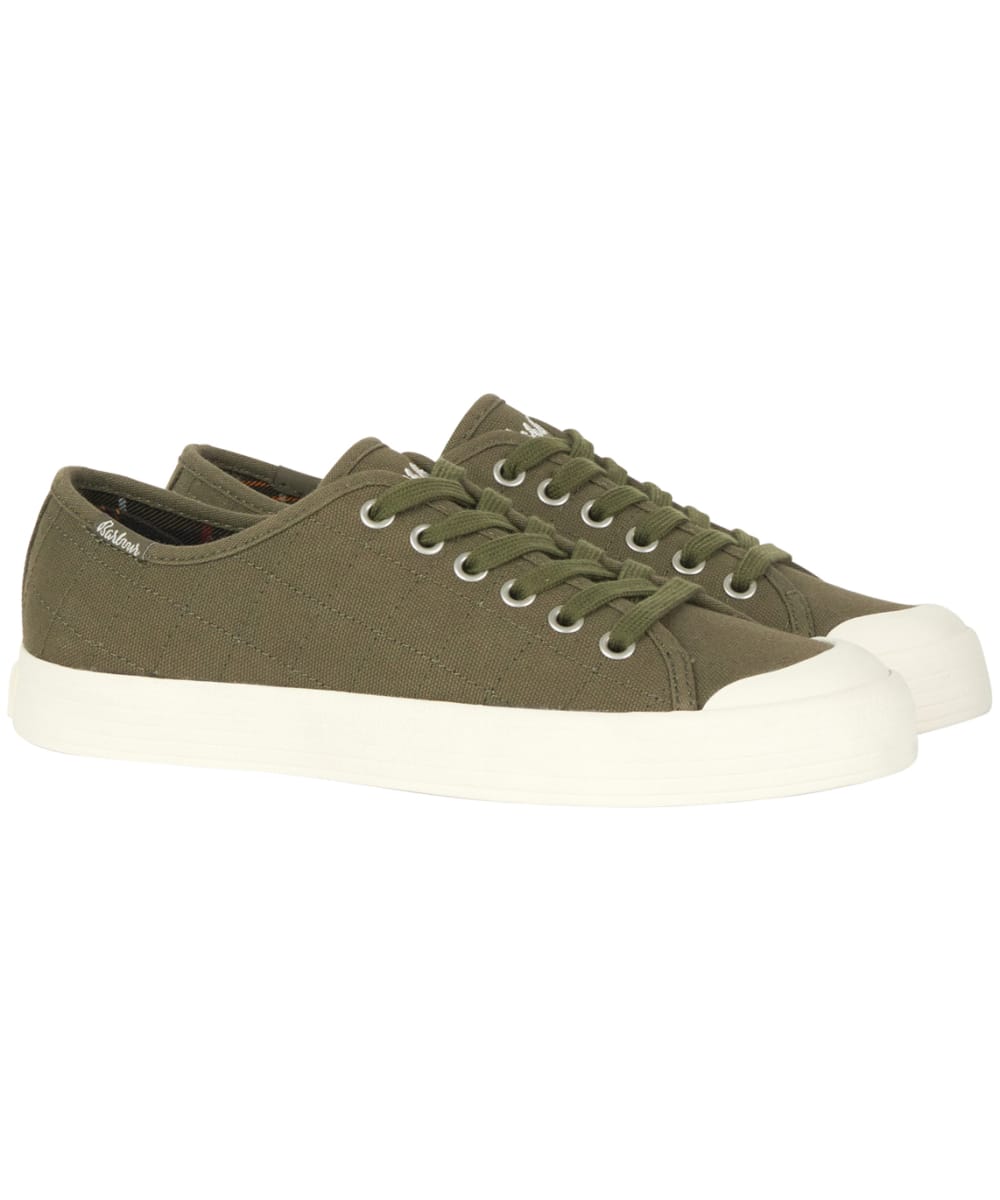 View Womens Barbour Portree Canvas Pump Olive UK 7 information