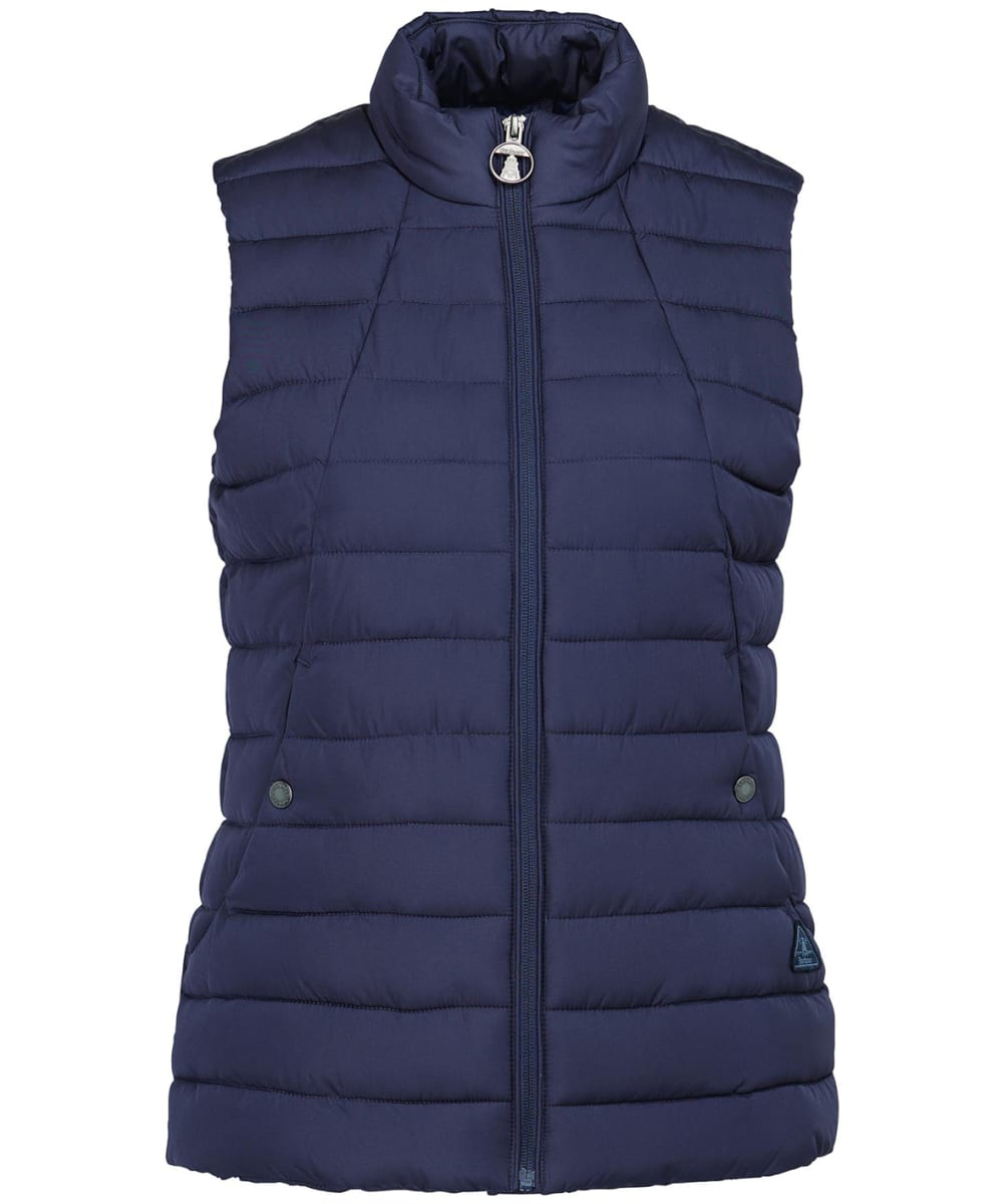 View Womens Barbour Yara Quilted Gilet Eternal Ink UK 12 information
