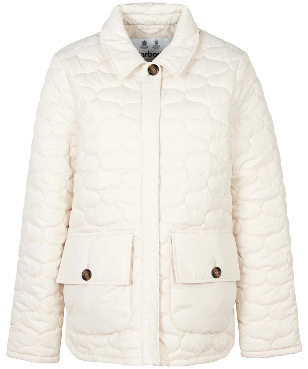 View Womens Barbour Leilani Quilted Jacket Yarrow UK 18 information