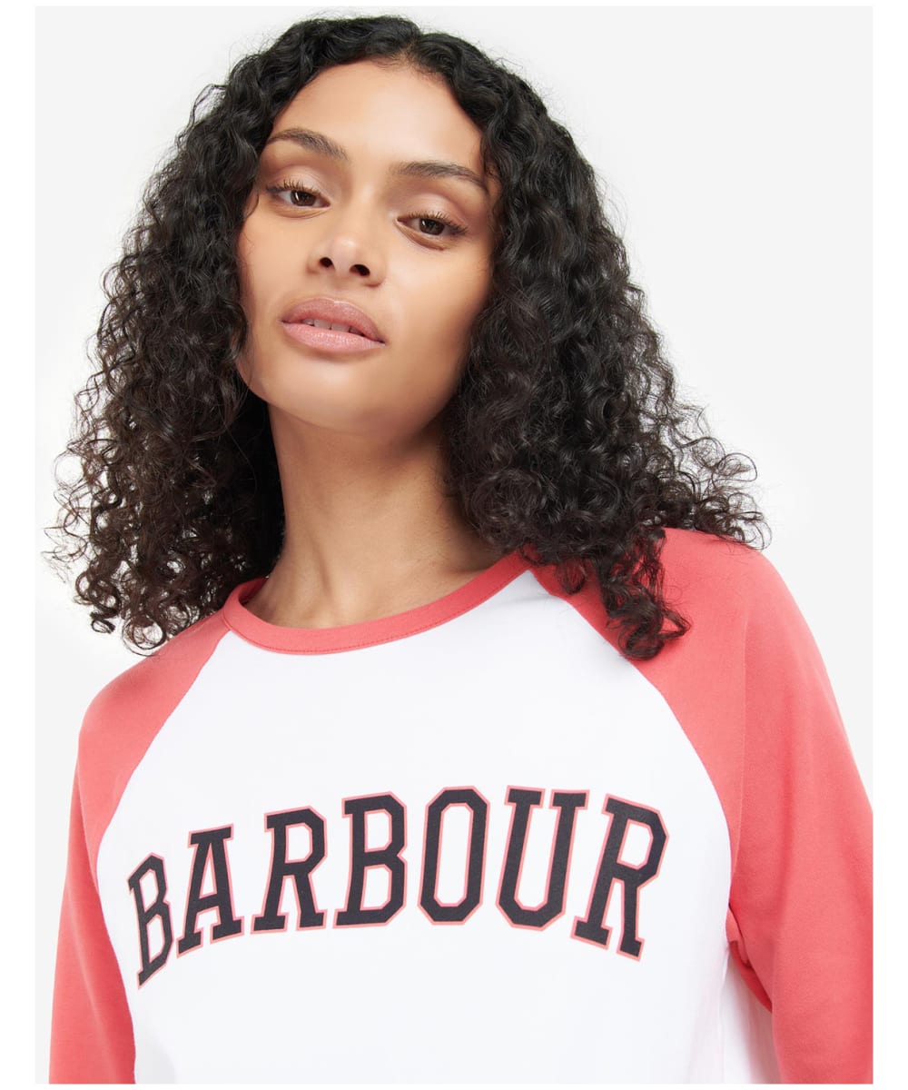 Barbour t shirt womens red 2025