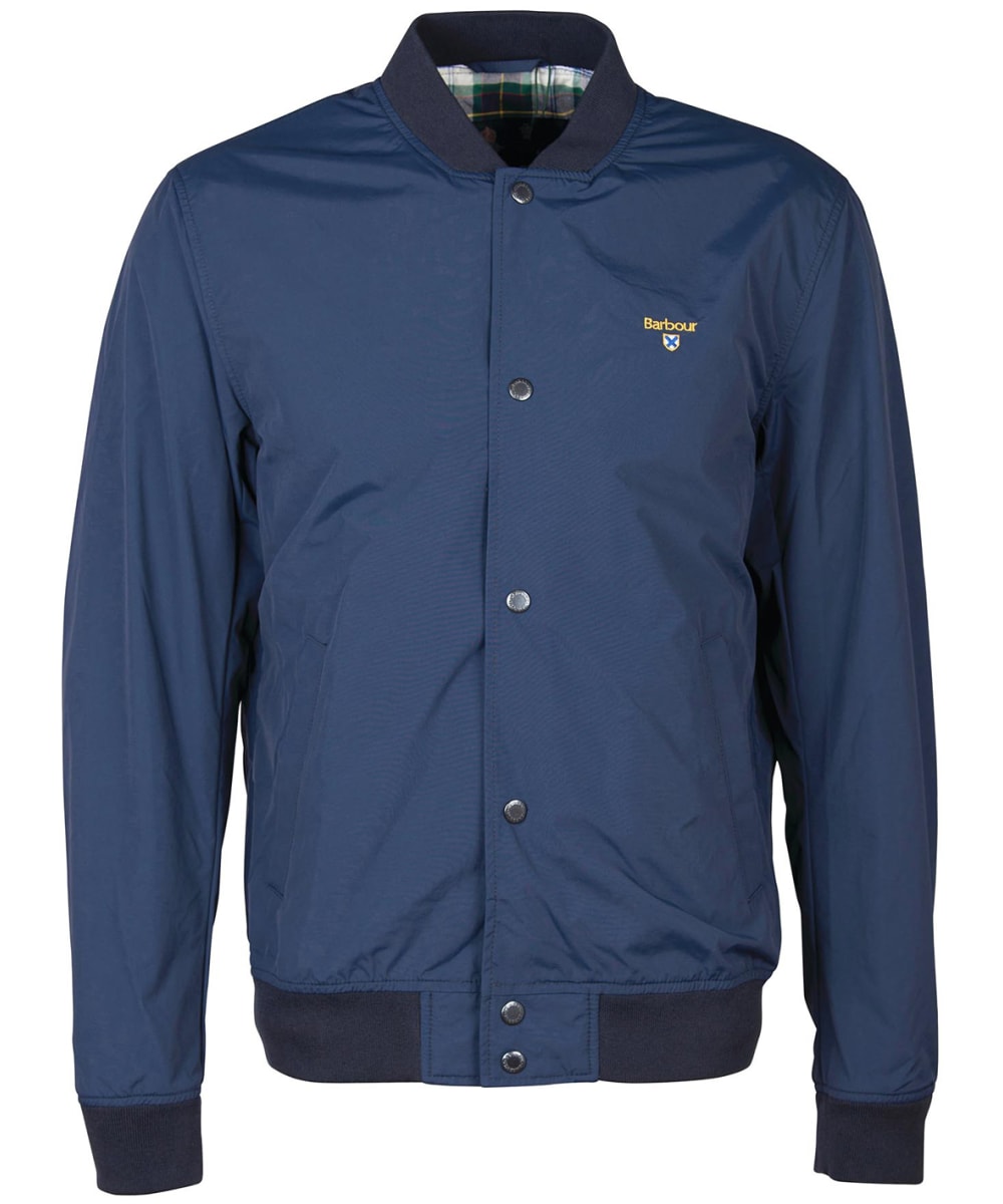 View Mens Barbour Crested Varsity Casual Navy UK S information
