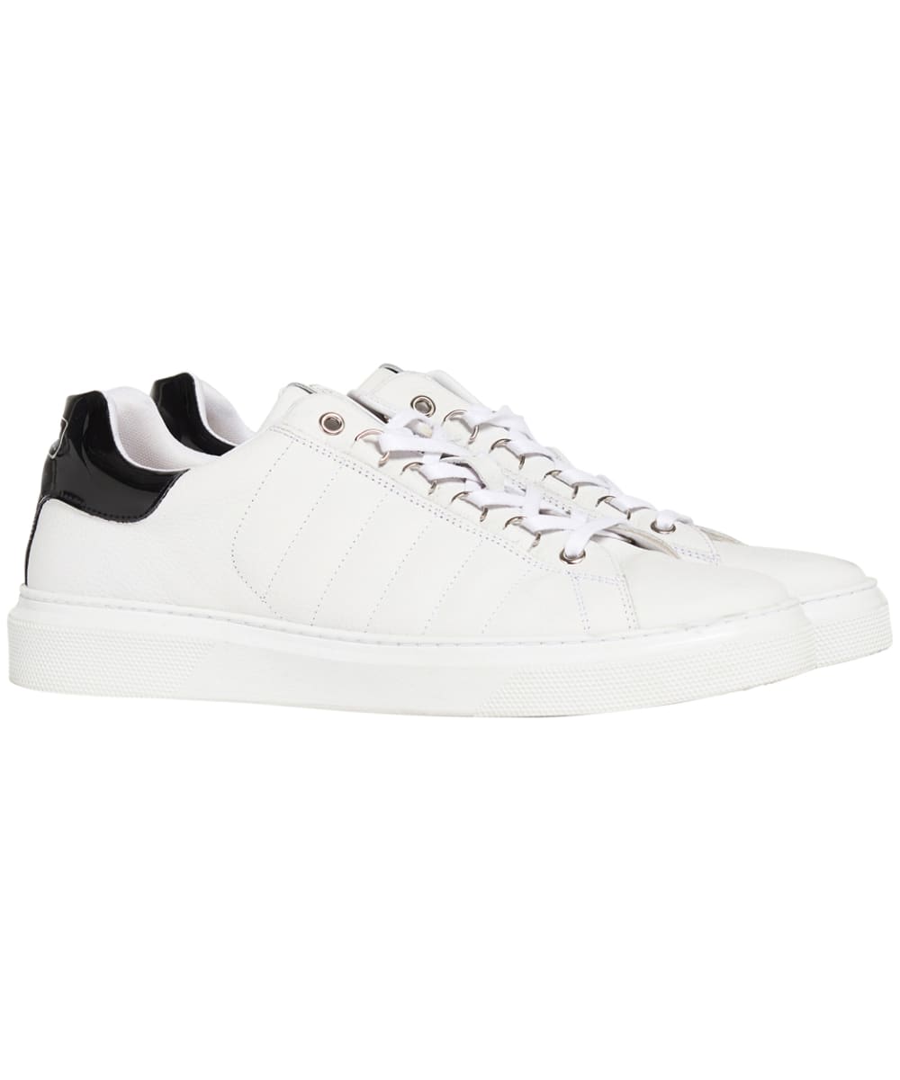 View Mens Barbour International Strike Trainers White UK 12 information