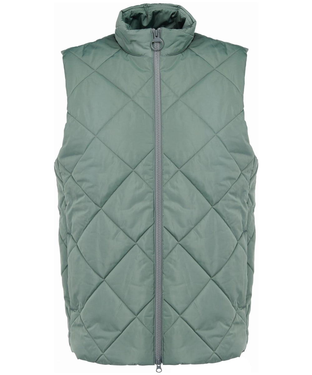 View Mens Barbour Finchley Gilet Agave Green UK M information