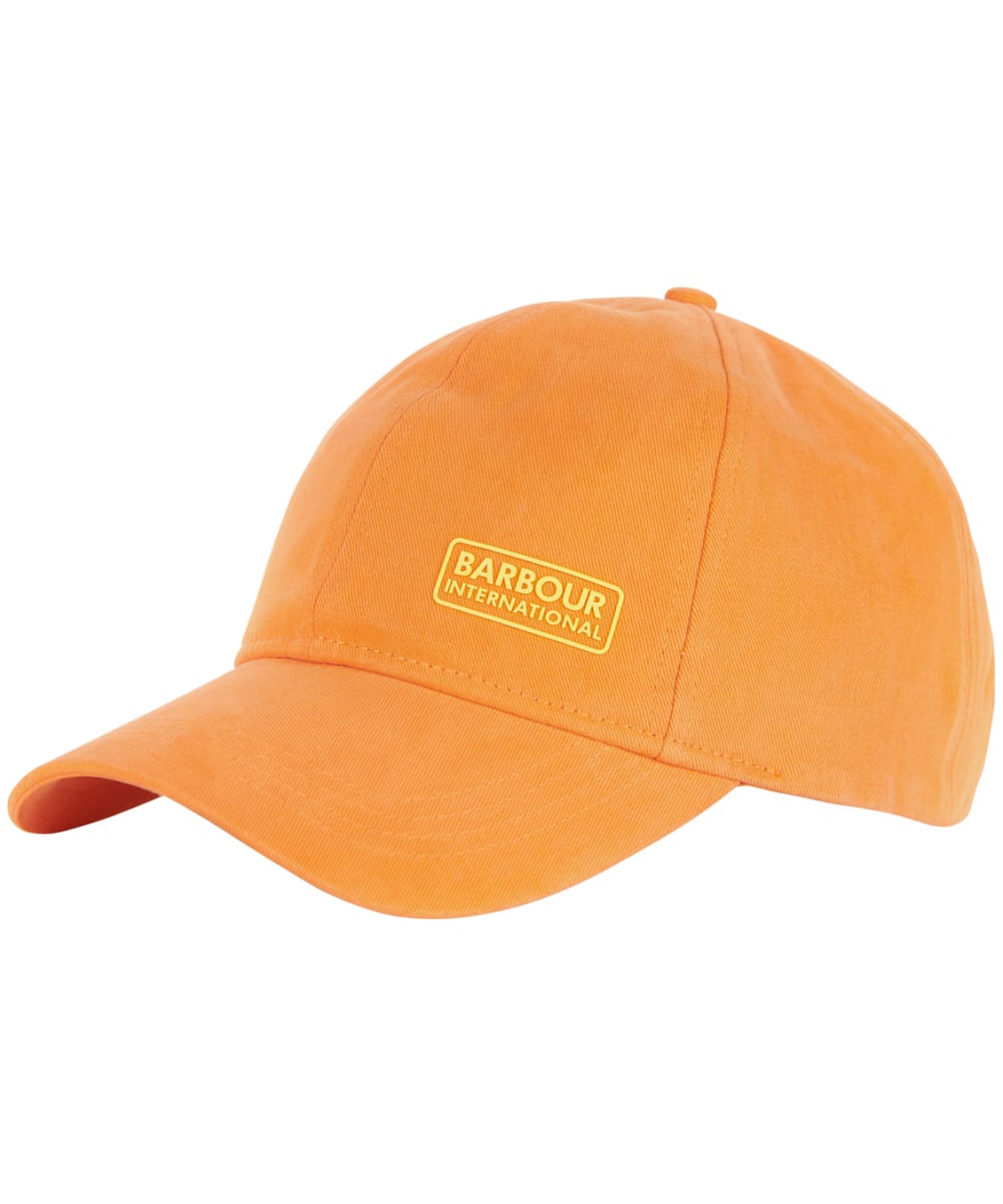 View Mens Barbour International Norton Drill Cap Marmalade One size information
