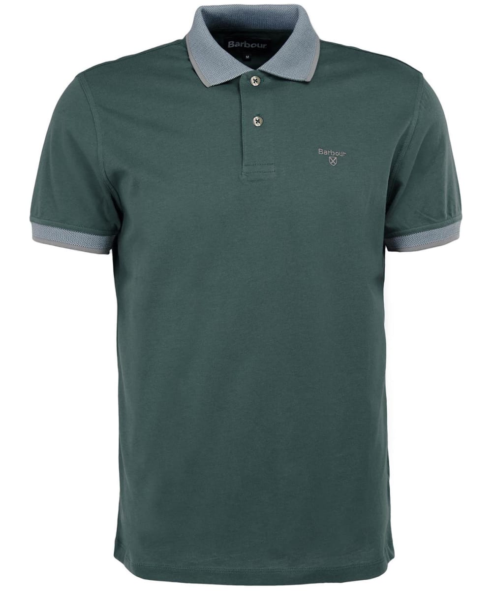 View Mens Barbour Cornsay Polo Shirt Green Gables UK XL information