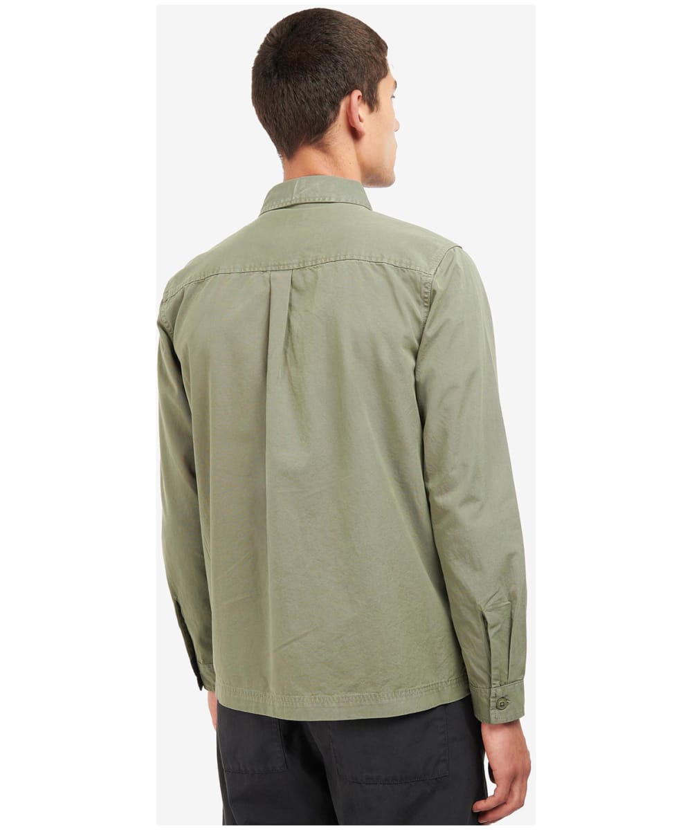 Barbour overshirt green hot sale