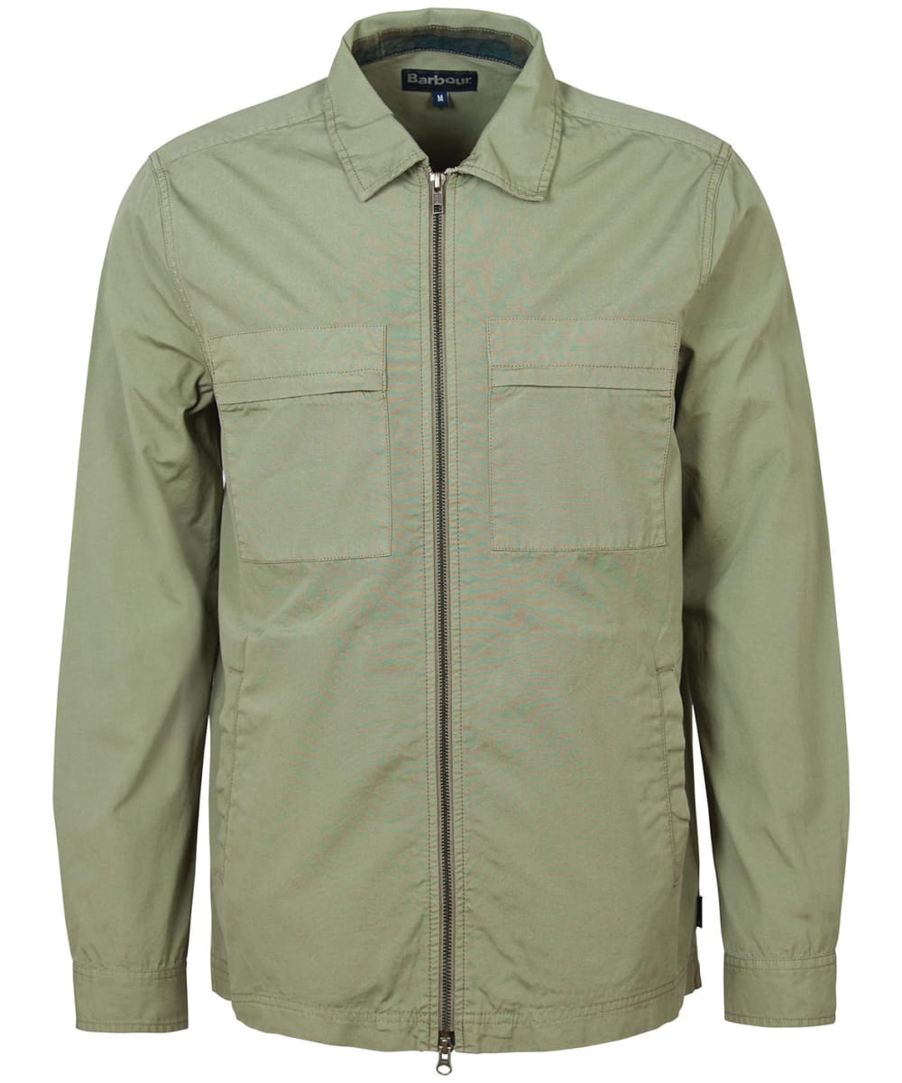 View Mens Barbour Tollgate Overshirt Agave Green UK XXXL information