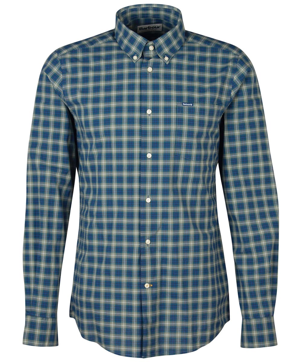 View Mens Barbour Lomond Tailored Shirt Kielder Blue Tartan UK XXL information