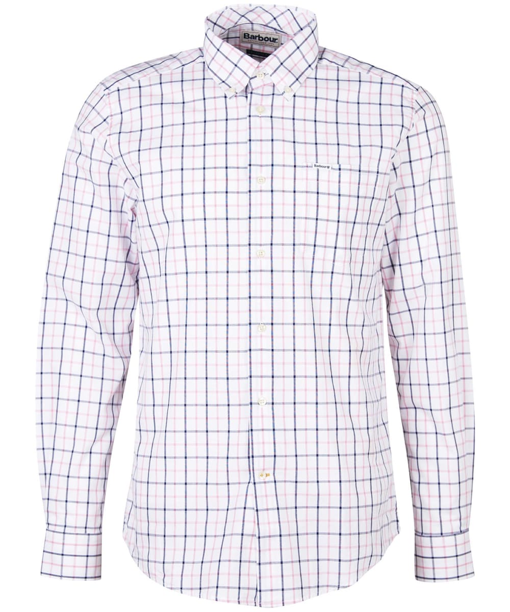 View Mens Barbour Bradwell Tailored Shirt Pink UK L information
