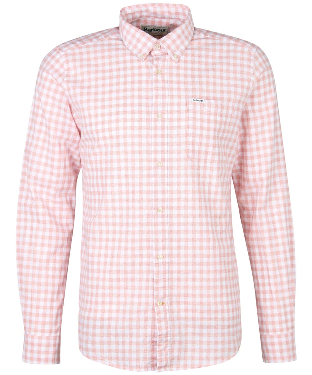 View Mens Barbour Kane Tailored Shirt Pink UK S information