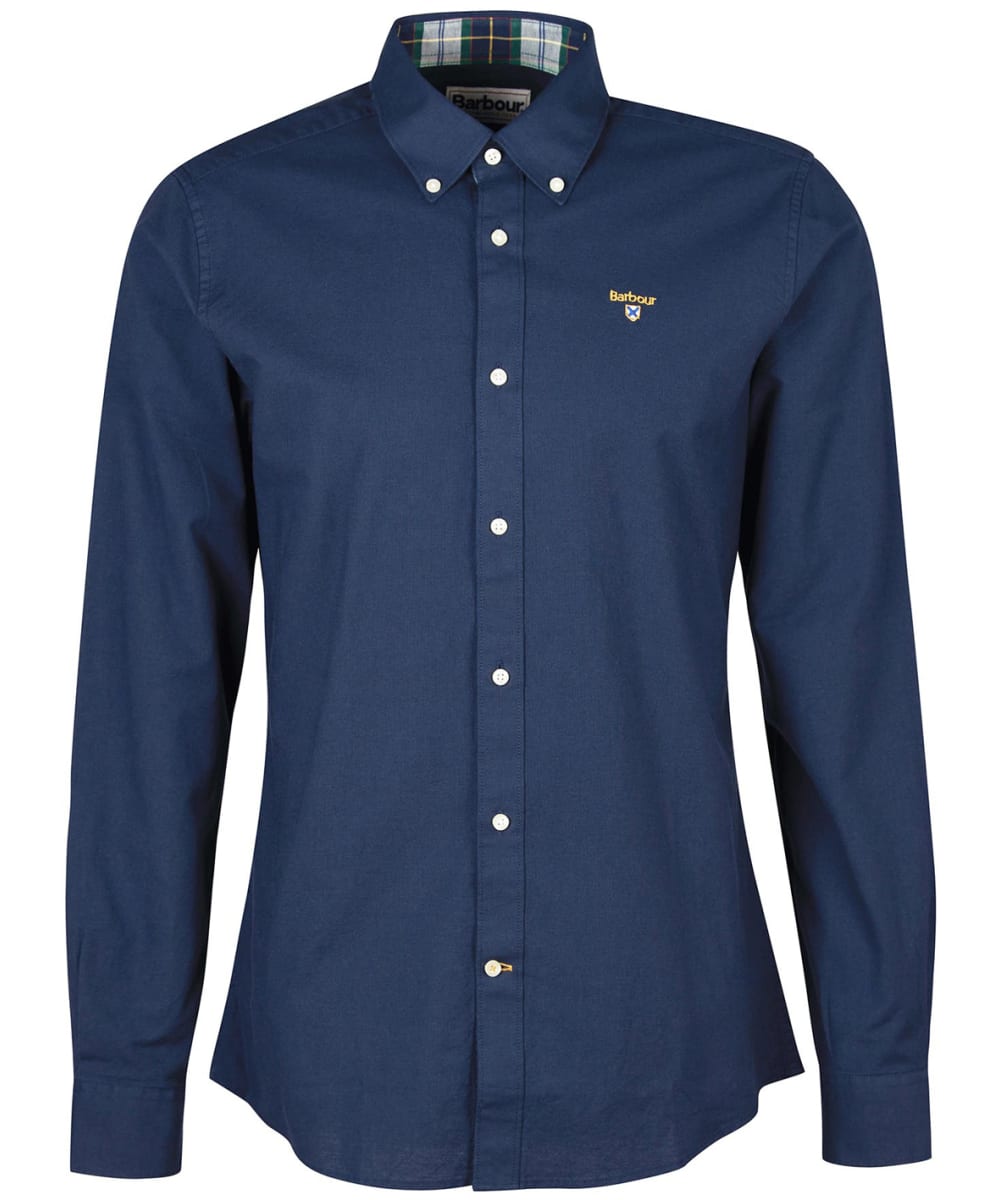 View Mens Barbour Camford Tailored Shirt Navy UK S information