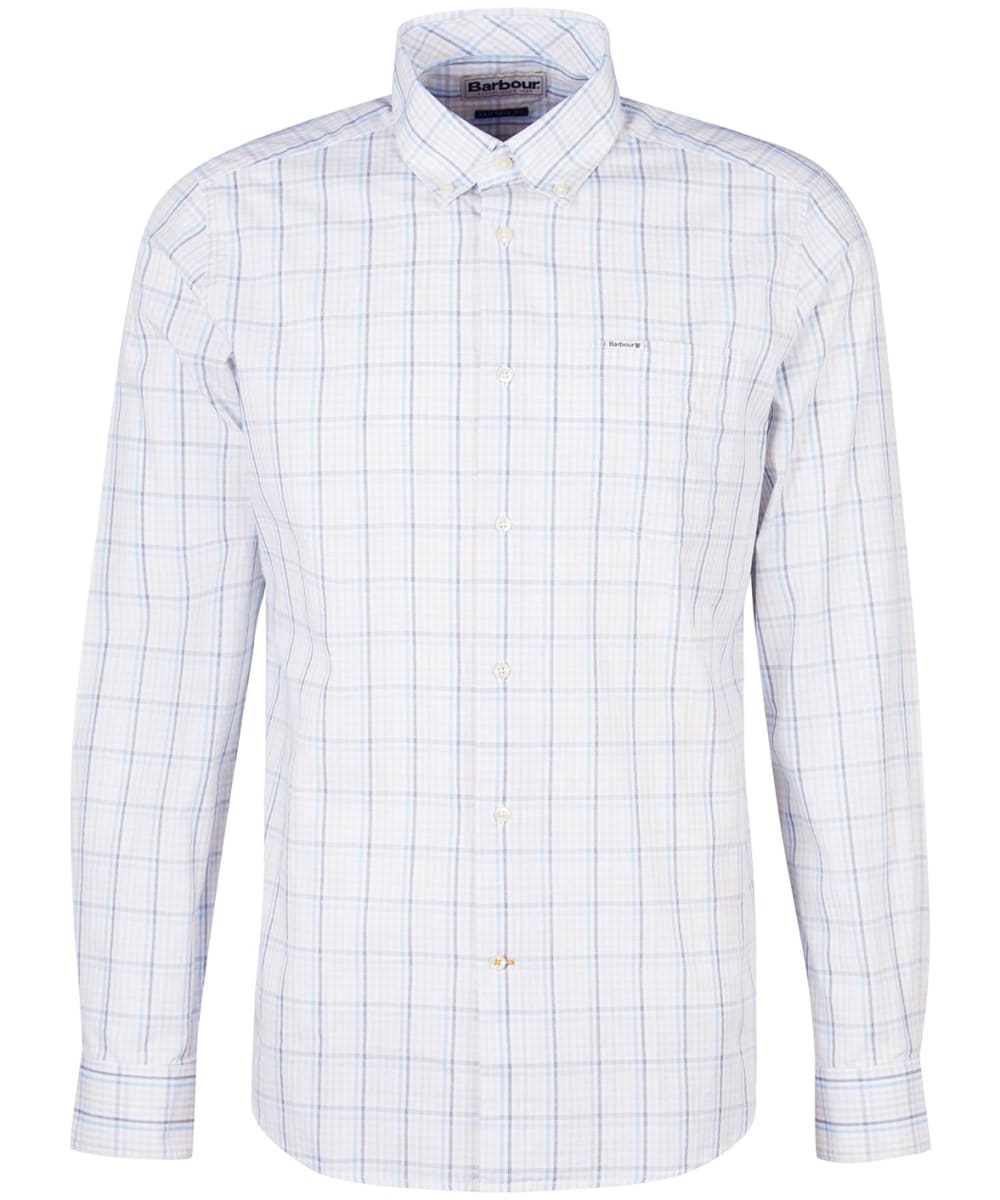 View Mens Barbour Alnwick Tailored Shirt Stone UK S information