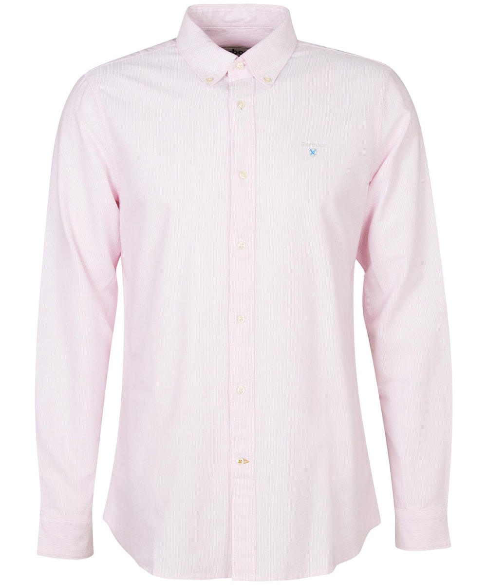 View Mens Barbour Striped Oxtown Tailored Shirt Pink UK L information