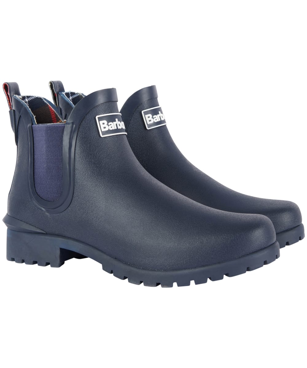 View Womens Barbour Wilton Welly Navy UK 6 information