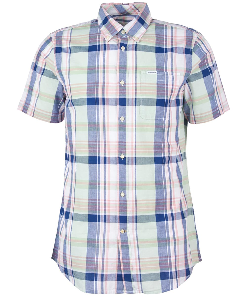 View Mens Barbour Nickwell Tailored Shirt Sky UK S information
