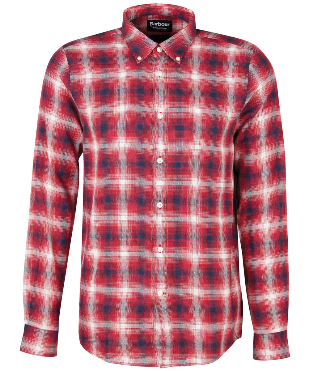 View Mens Barbour International Kershaw Shirt Faded Red UK 5XL information