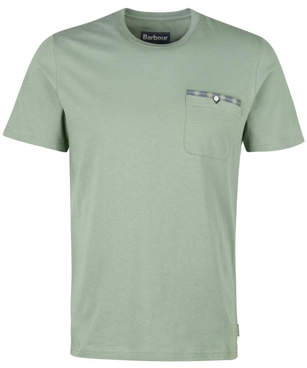 View Mens Barbour Tayside Tee Agave Green UK L information