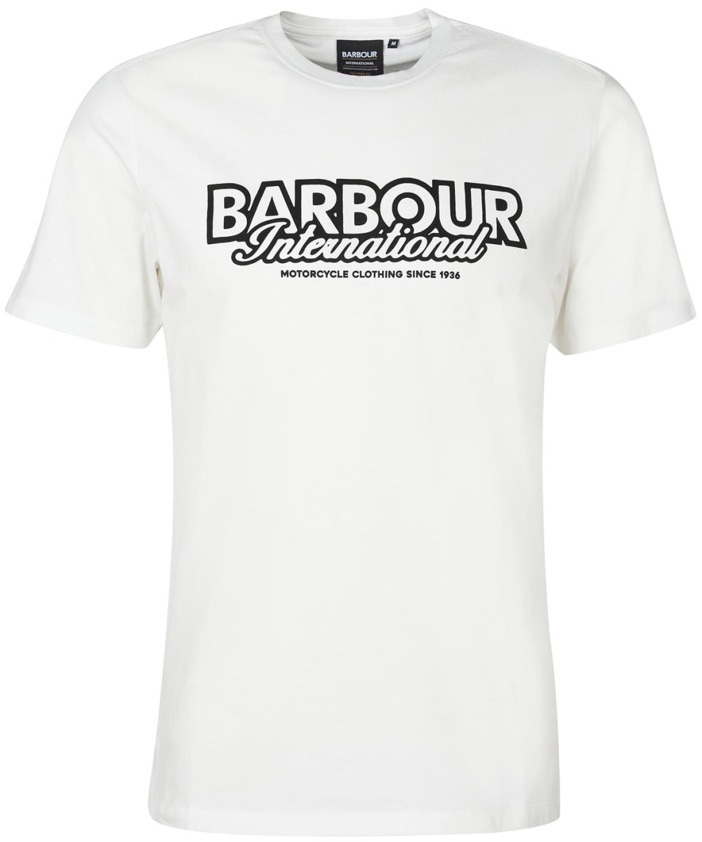 View Mens Barbour International Rowley TShirt Whisper White UK L information