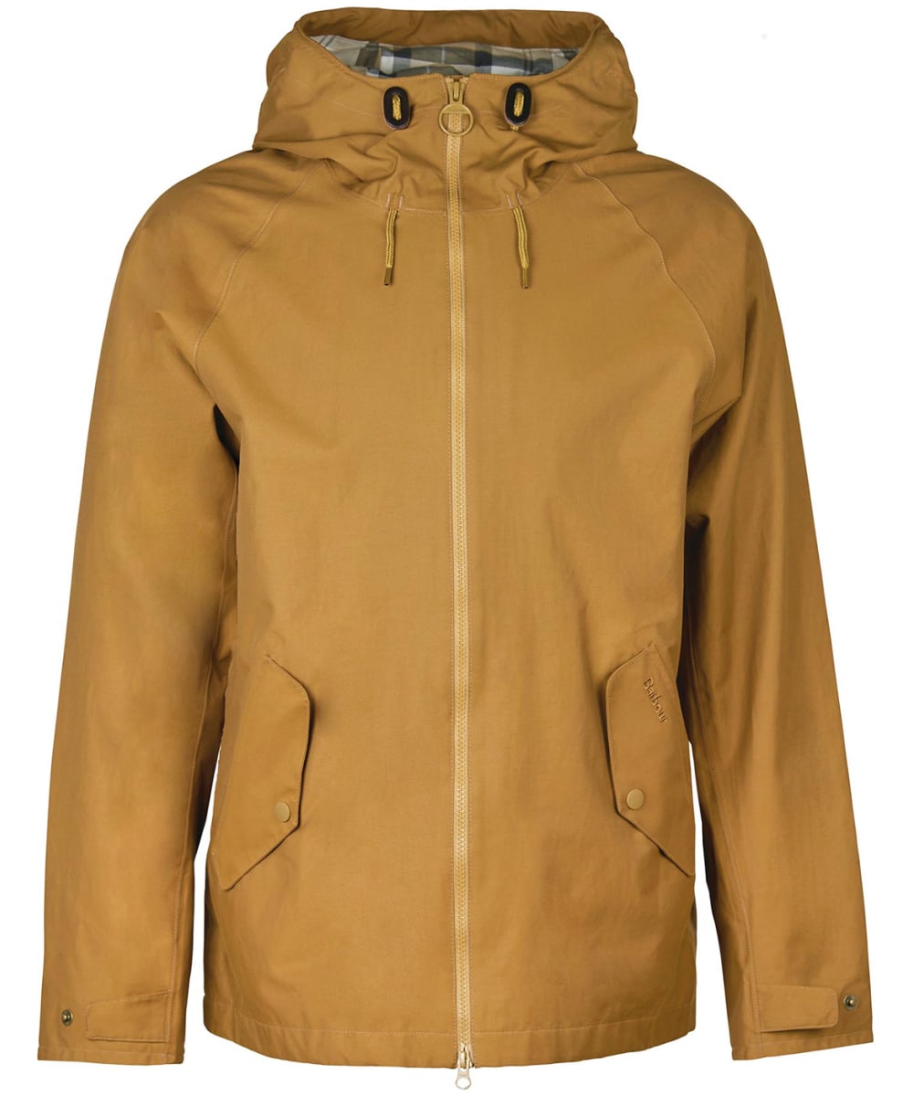 View Mens Barbour Holby Waterproof Jacket Russet UK S information