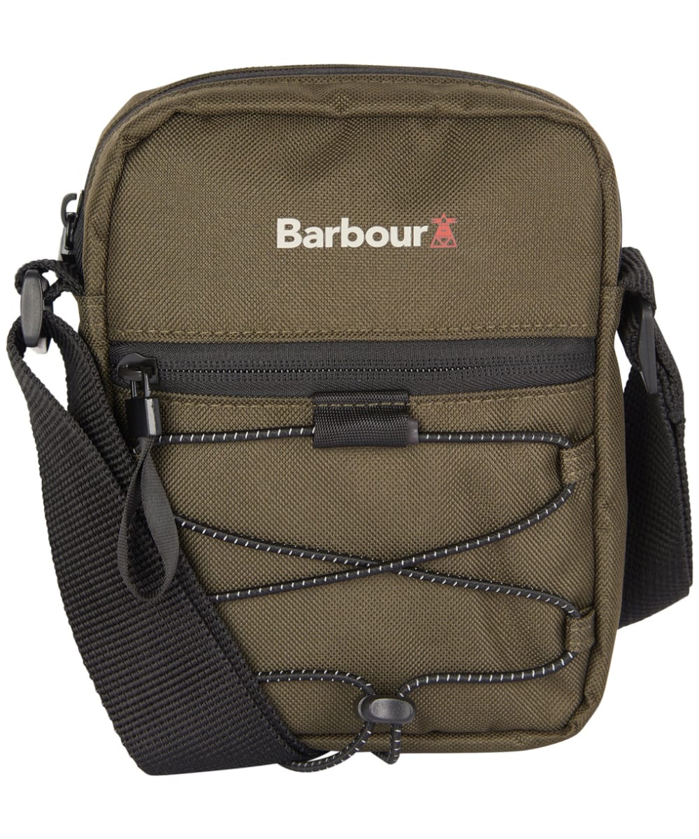 View Barbour Arwin Canvas Crossbody Olive Black One size information