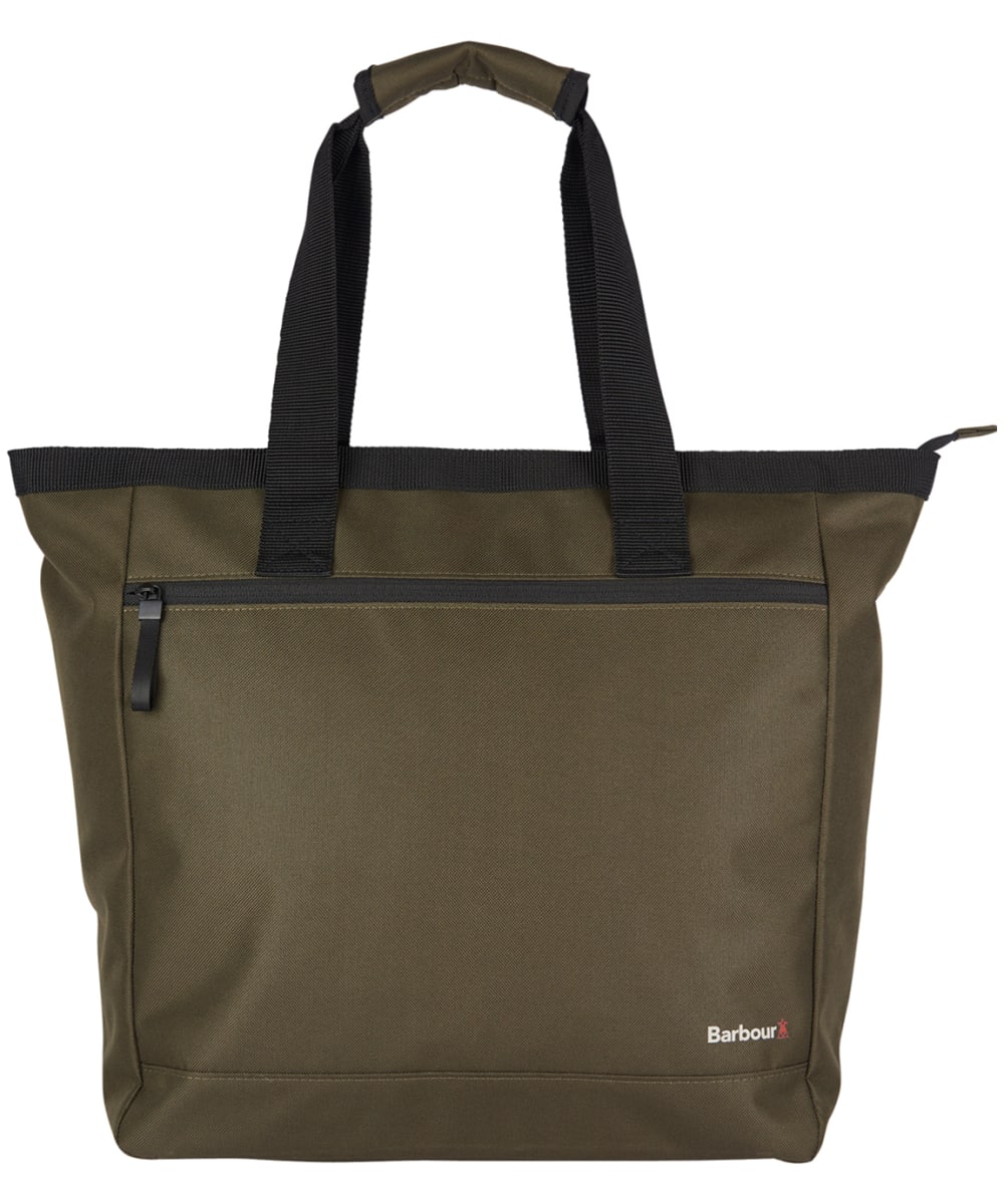 View Barbour Arwin Canvas Tote Bag Olive Black One size information
