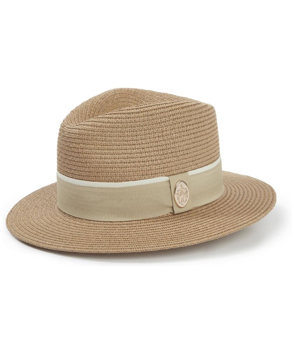 View Womens Hicks Brown The Orford Fedora Natural Fawn M 5758cm information