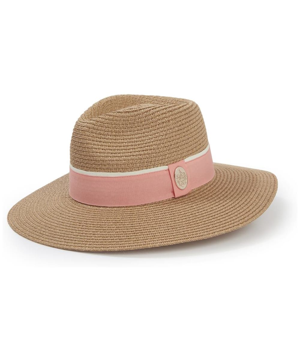 View Womens Hicks Brown Hemley Fedora Natural Coral XS 53cm information