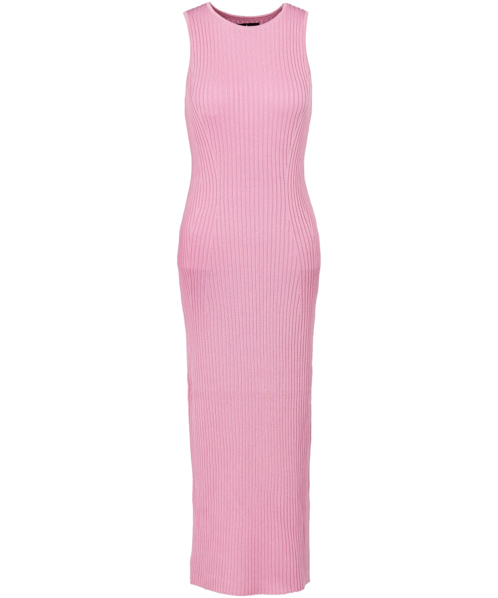 View Womens Barbour International Silvestro Knit Dress Pink Crush UK 14 information