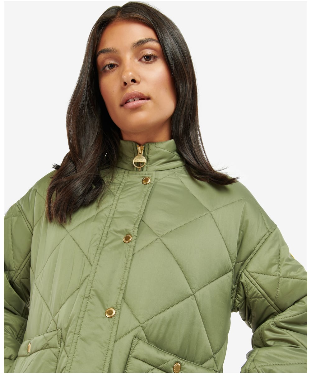 Barbour international sales camo jacket