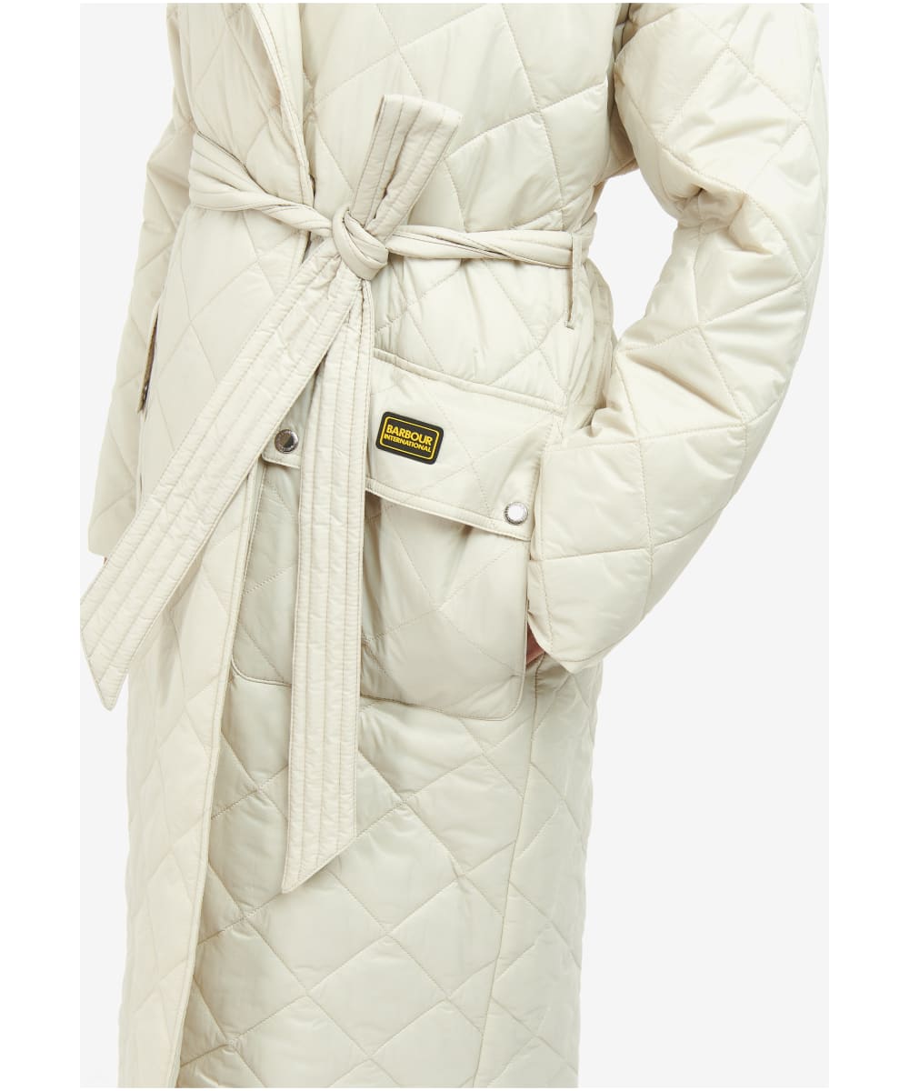 Barbour gleann quilted belted jacket best sale