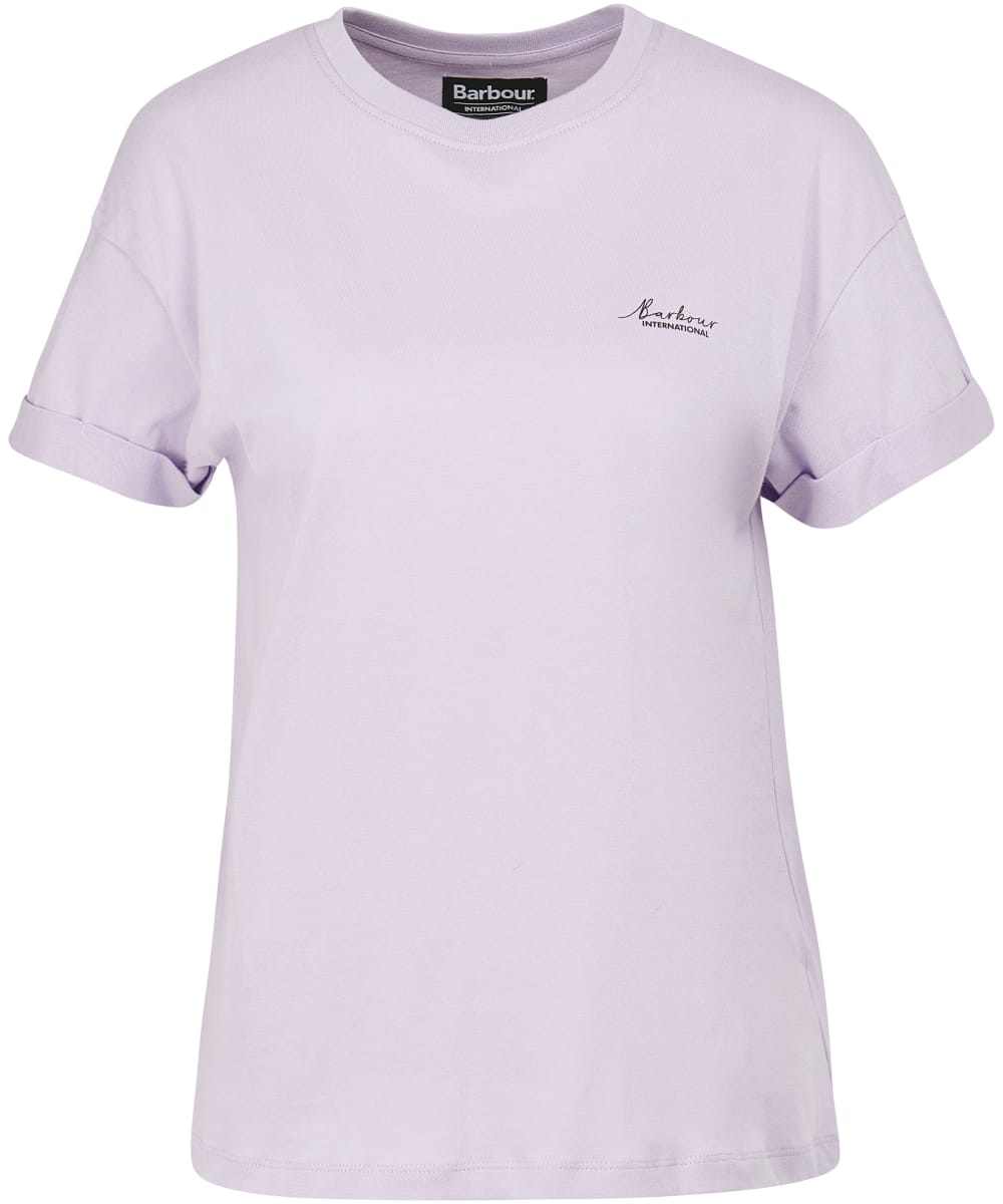 View Womens Barbour International Alonso Tshirt Wisteria UK 8 information