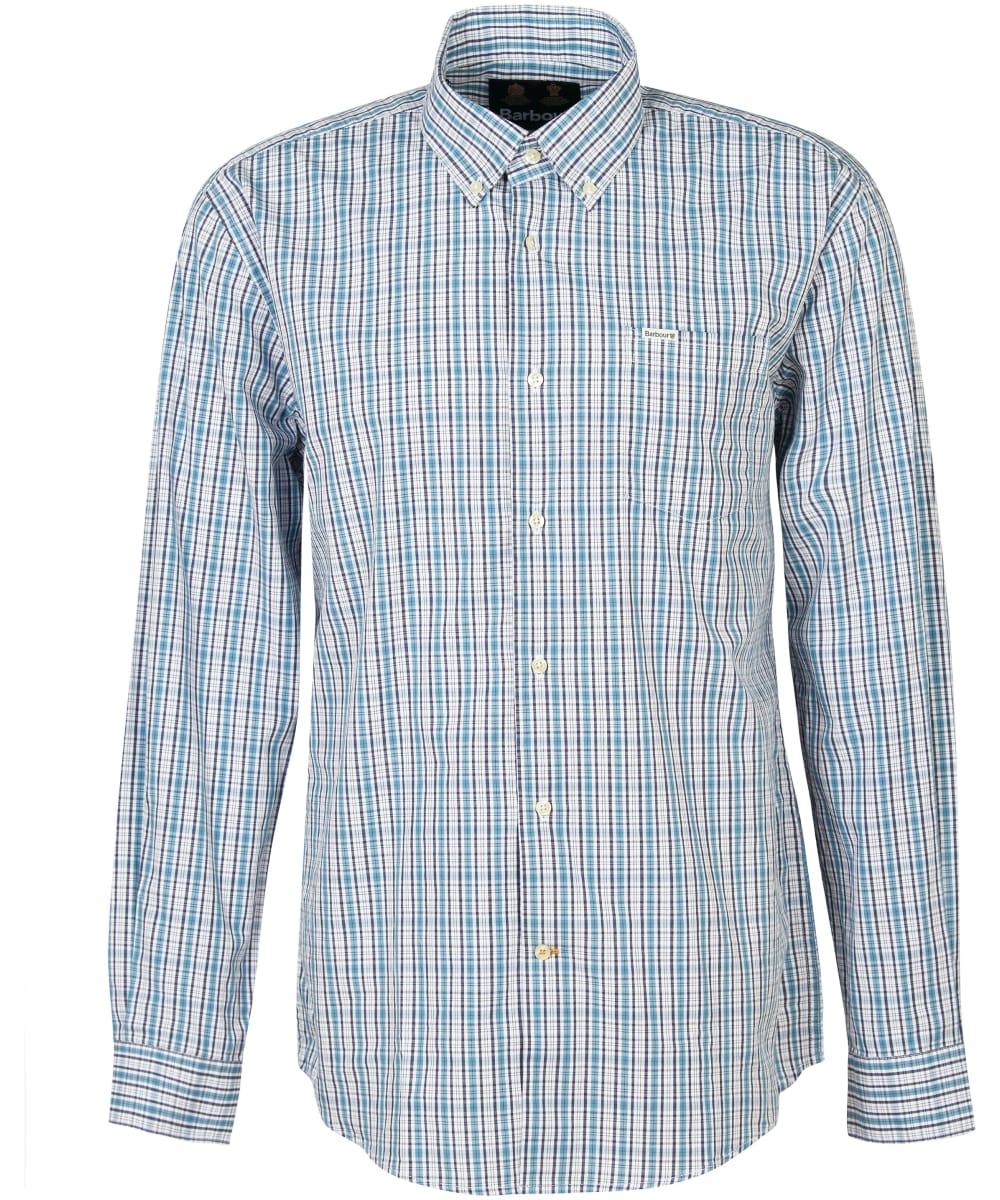 View Mens Barbour Otterburn Regular Shirt Mid Blue UK XL information