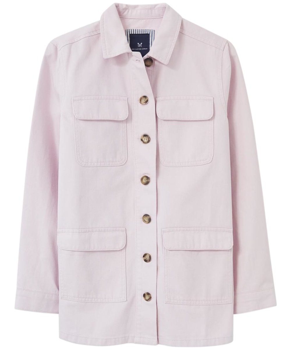 View Womens Crew Clothing Denim Jacket Pink Snow UK 10 information