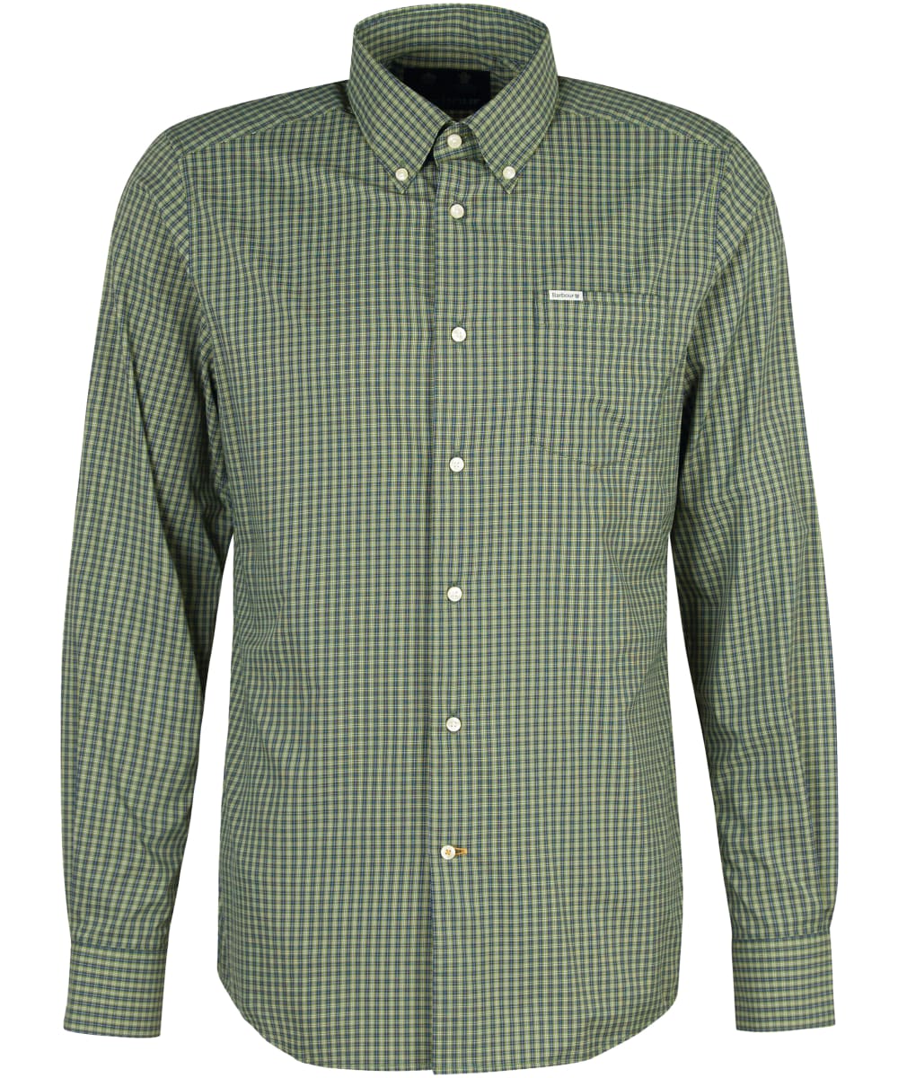 View Mens Barbour Grove Performance Shirt Olive UK L information