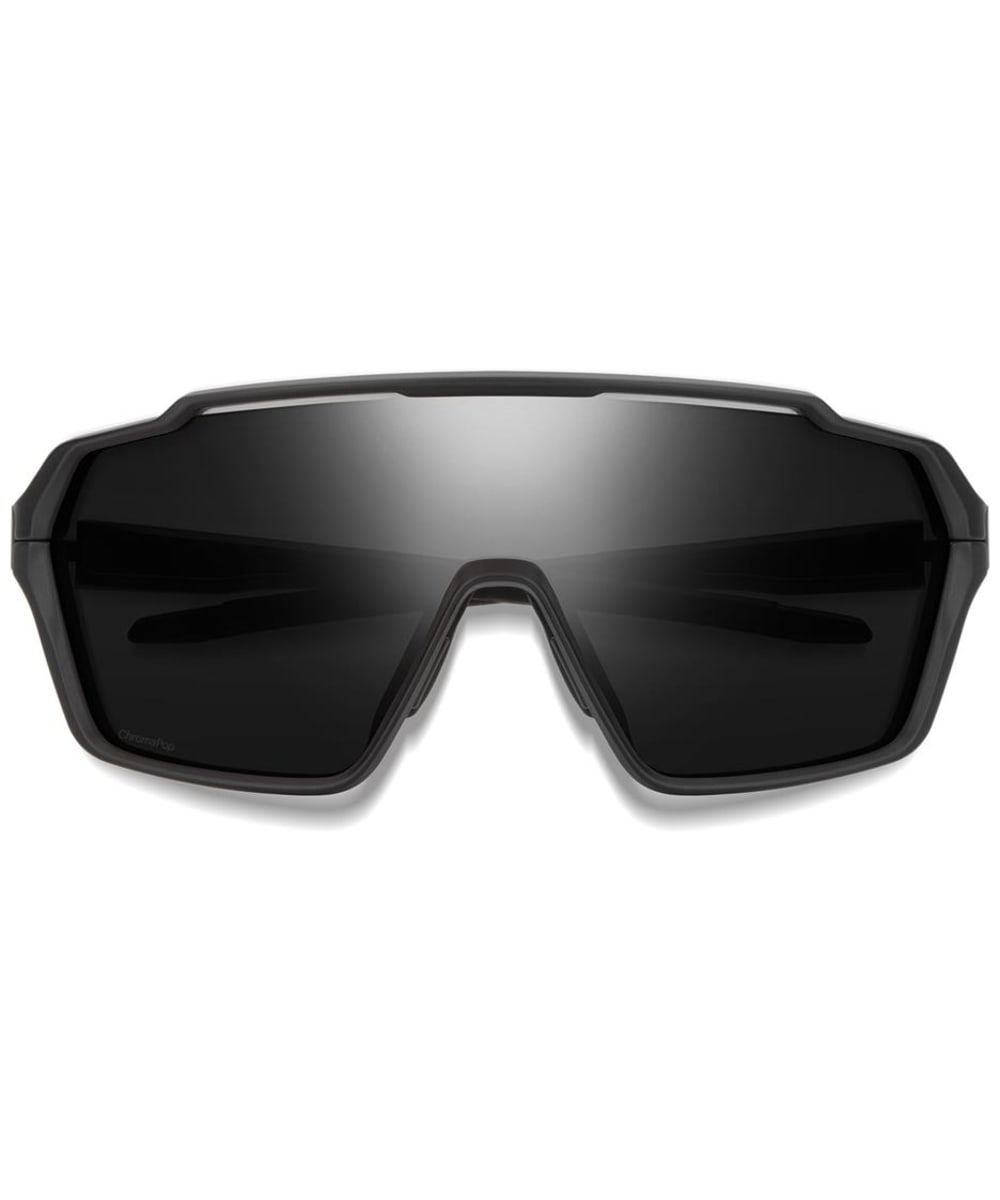 View Smith Shift Mag Cycling Running Sunglasses ChromaPop Black Matte Black One size information