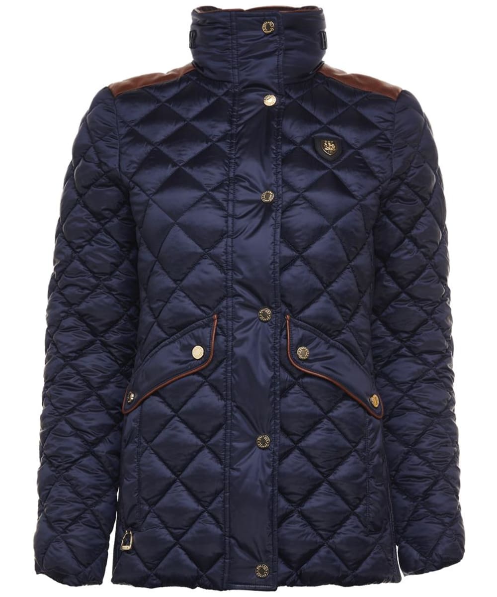 View Womens Holland Cooper Charlbury Quilted Jacket Ink Navy UK 1012 information