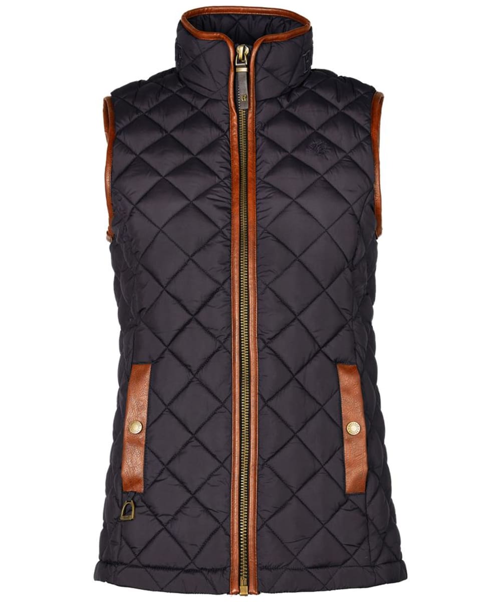 View Womens Holland Cooper Country Quilted Gilet Chocolate UK 68 information