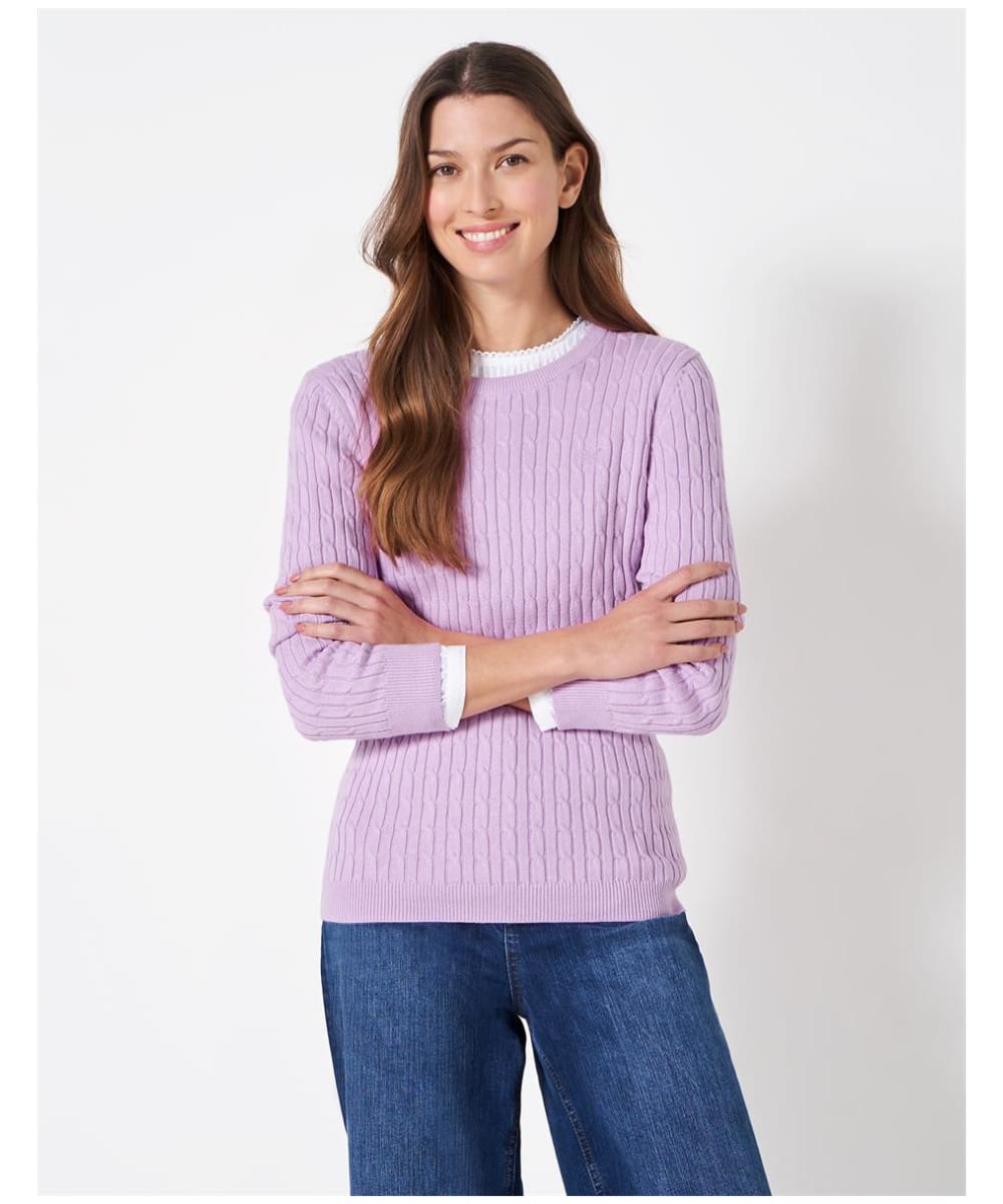 Crew heritage cable jumper sale