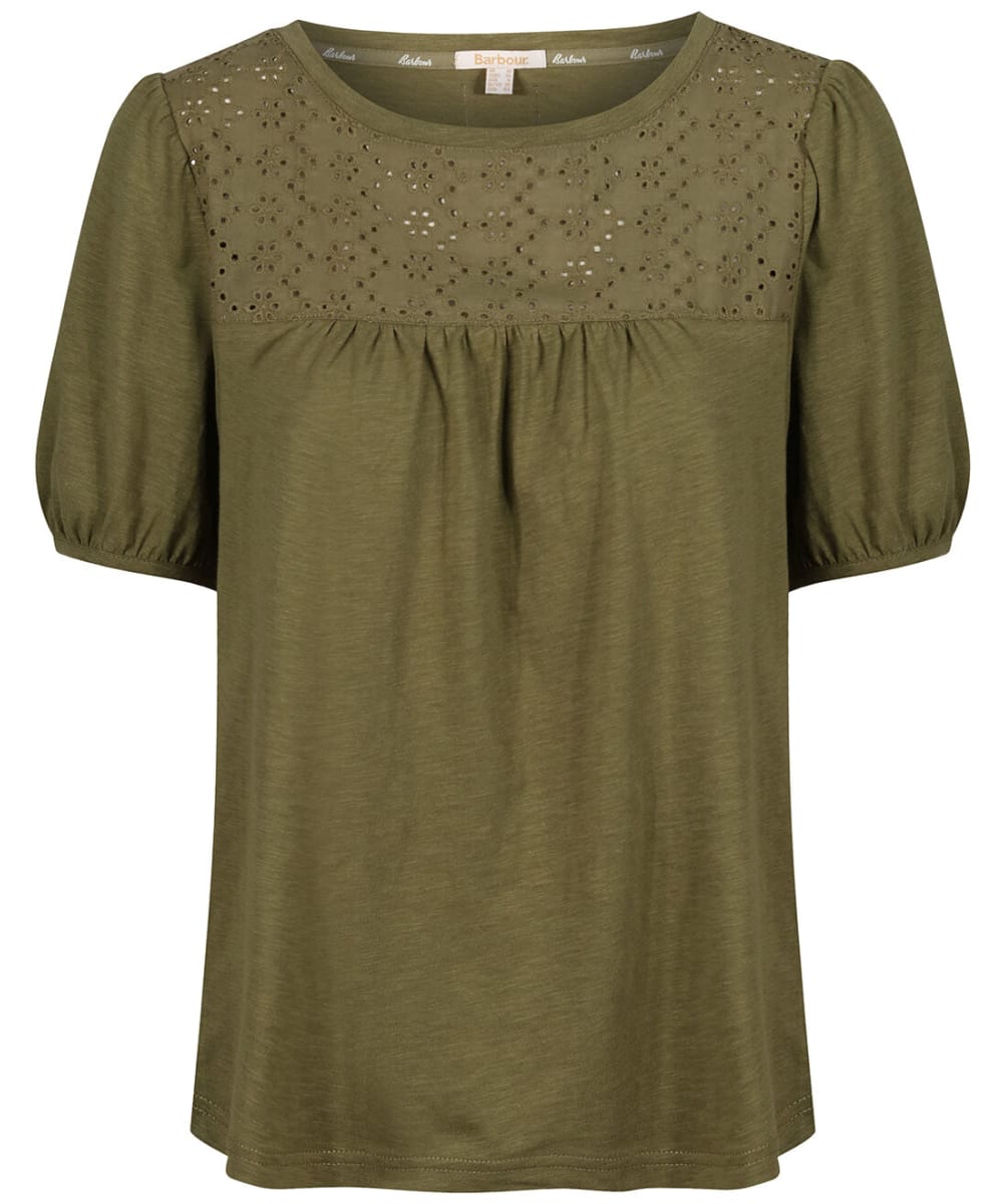 View Womens Barbour Pearl Top Olive Tree UK 8 information